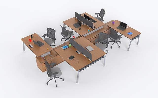 6-row Work Table