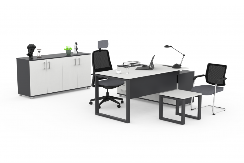 Bloc Operational | Desk Set With Side Storage