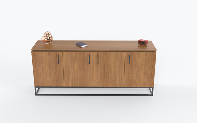 Metal Leg Cabinet