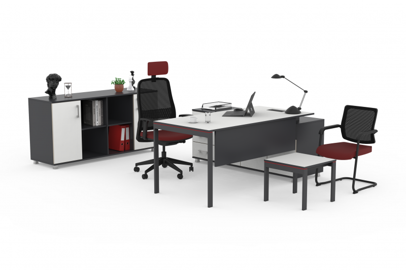 Frame | Desk Set With Side Storage