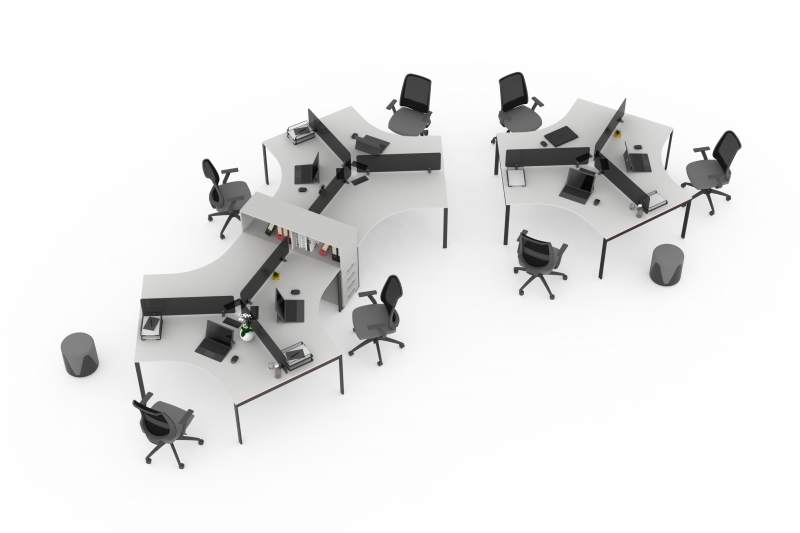Frame | 3-person Workstation