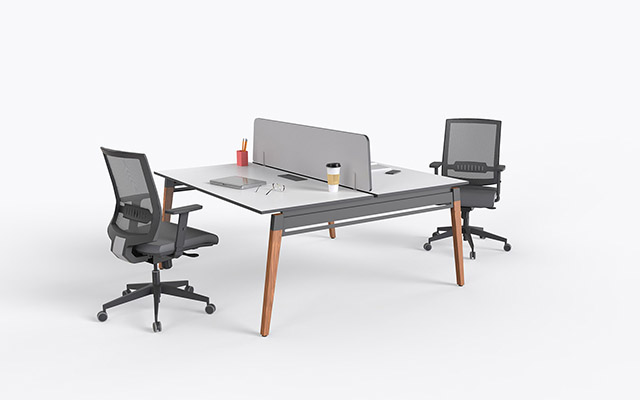 Pivot Wooden Double Table