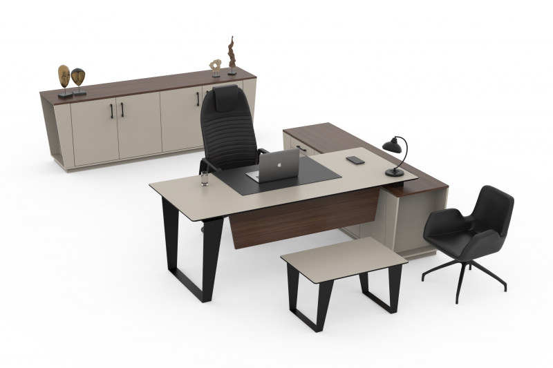 Pure | Desk Set With Side Storage