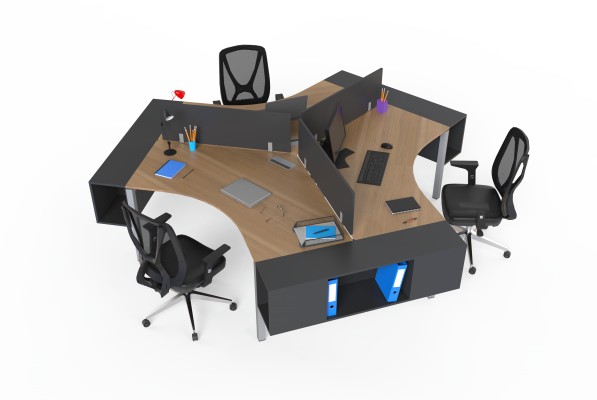 Setup 3´lü Set Çalışma Masası