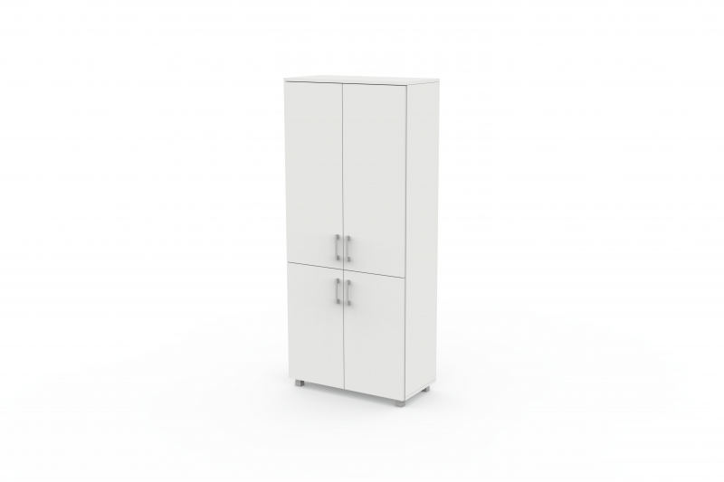 Standard File Cabinet With Four Melamine Doors 80x190