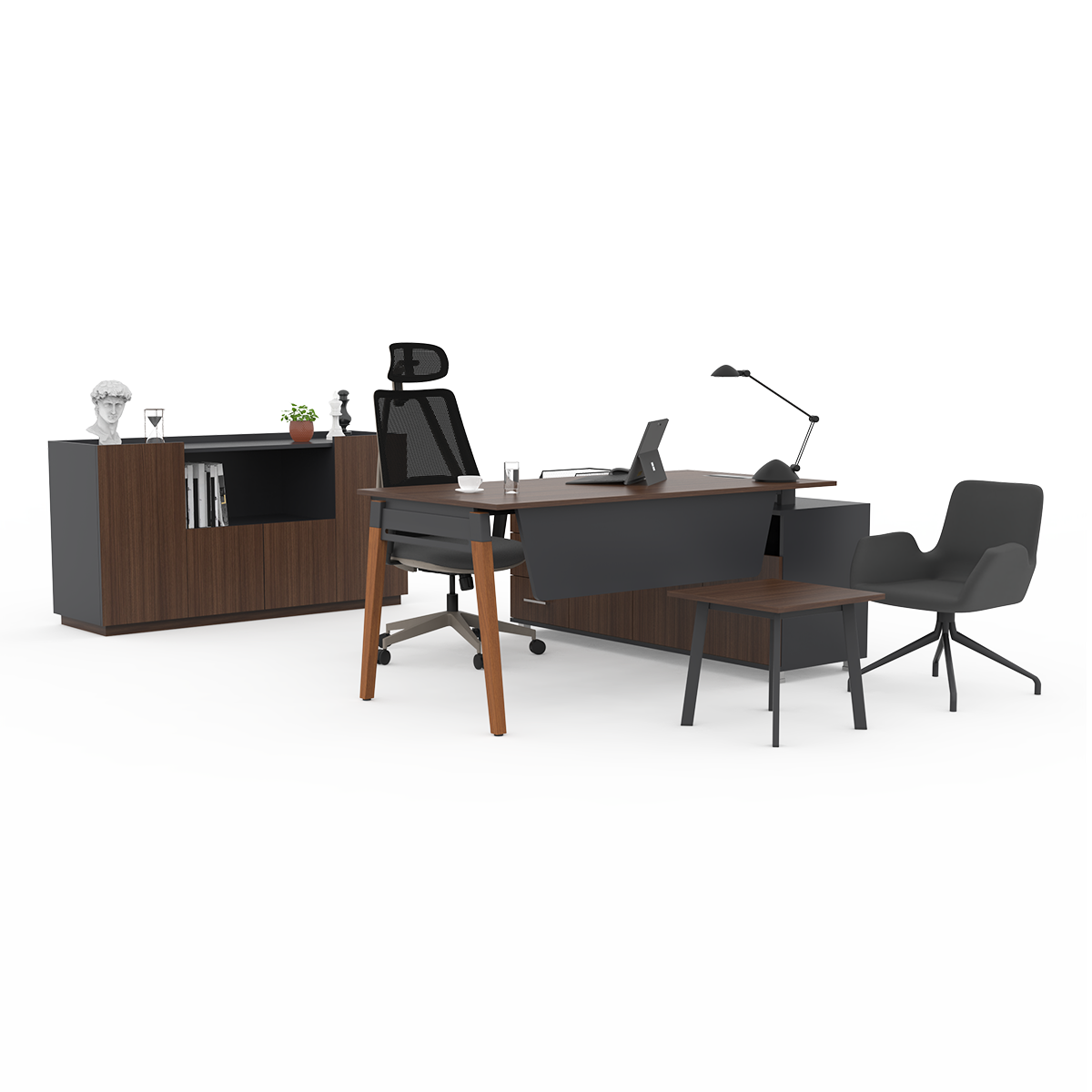 Pivot Plus | Bureau Avec Crédence