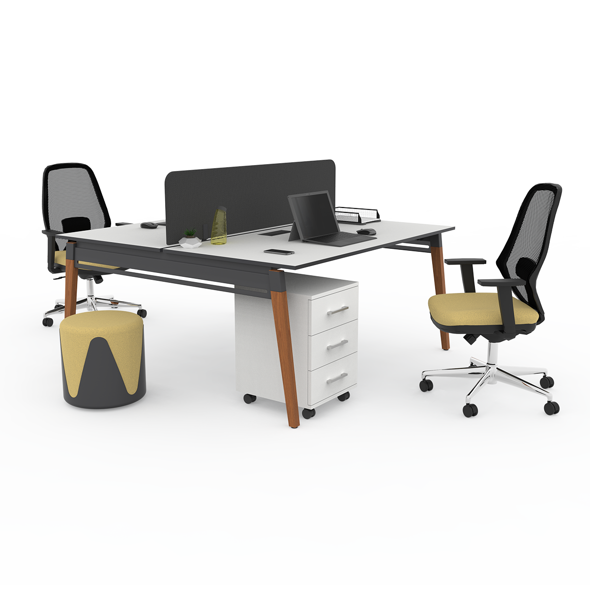Pivot Plus | Poste de Travail 2 Personnes
